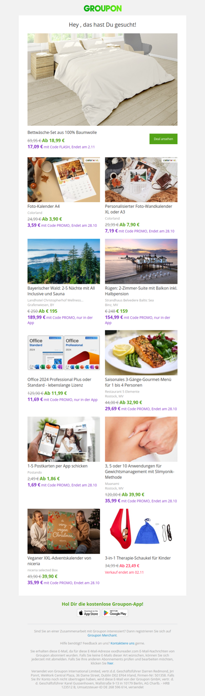 Kunden, die diesen Deal gewählt haben, haben diese Angebote gekauft