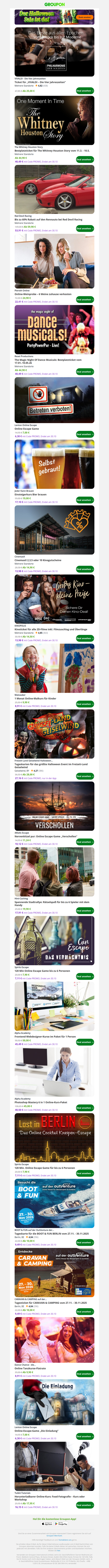 Steigere deinen Spaß; Tauche in Rabatte auf unterhaltsame Aktivitäten ein!