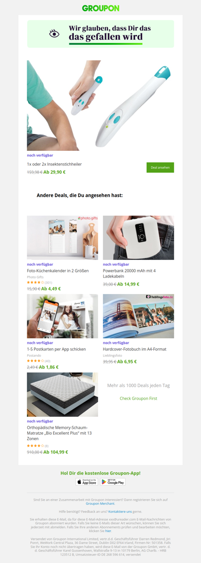 Der Deal, den du dir angesehen hast, ist noch verfügbar!