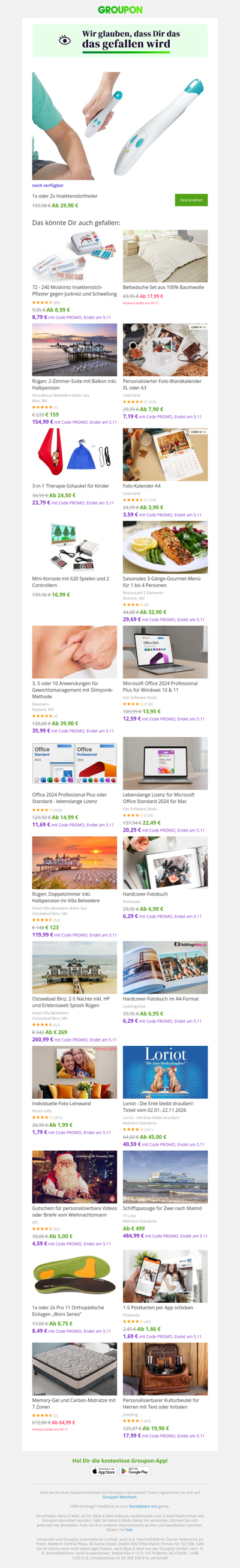 Wir sind uns ziemlich sicher, dass du diesen Deal lieben wirst!