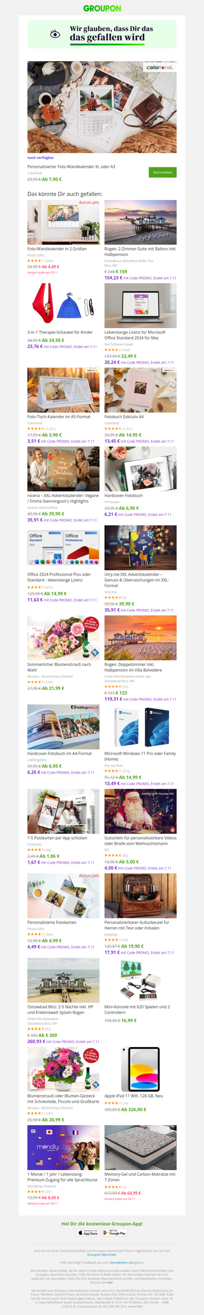 Du hast noch Zeit zu kaufen!