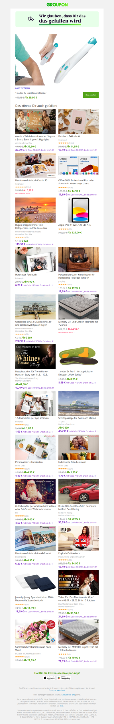 Sag ja zum Deal! Er ist noch verfügbar!