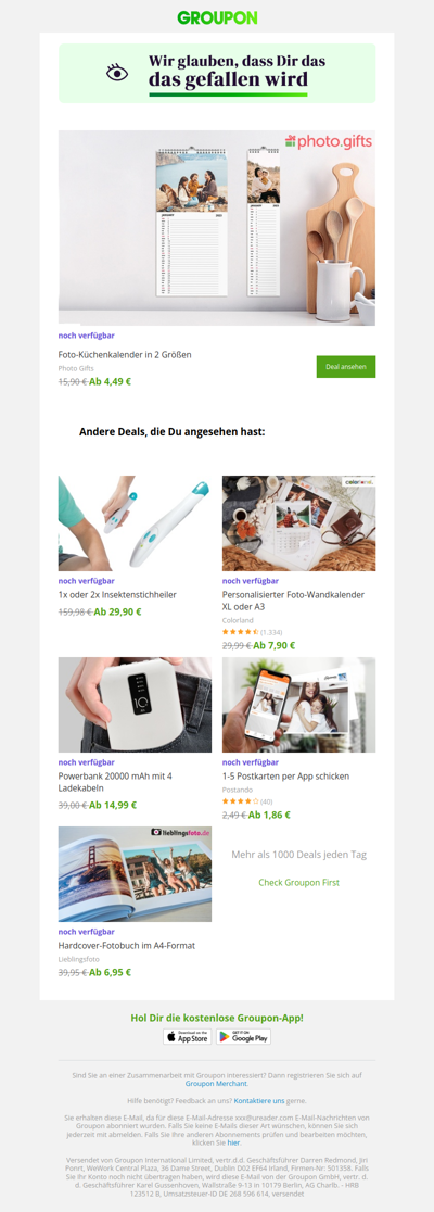 Du hast noch Zeit zu kaufen!