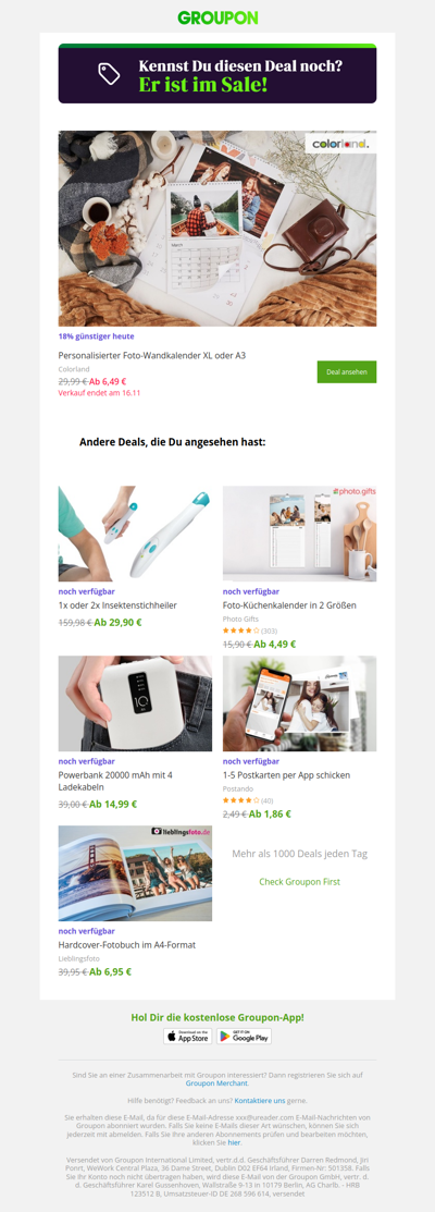 Preissturz bei dem Deal, den du gesehen hast!