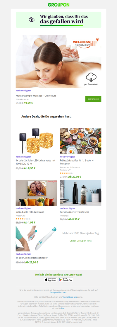 Bist du bereit? Der Deal, den du dir angesehen hast, ist noch verfügbar!