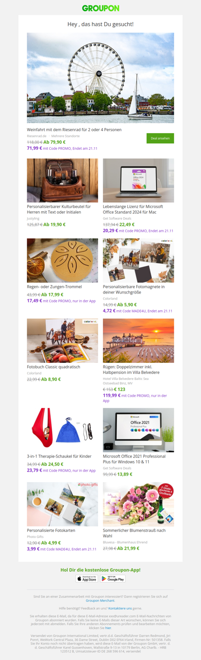 Kunden, die diesen Deal gewählt haben, haben diese Angebote gekauft