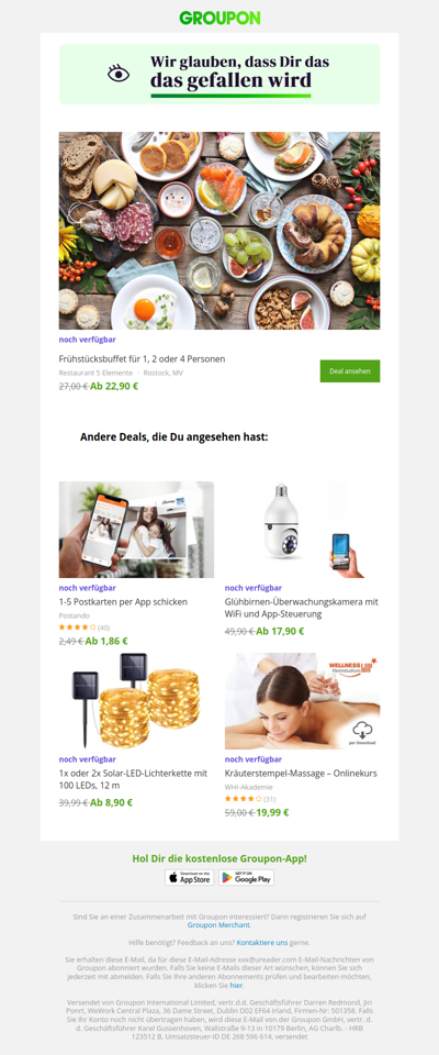 Der Deal, den du dir angesehen hast, ist noch verfügbar!