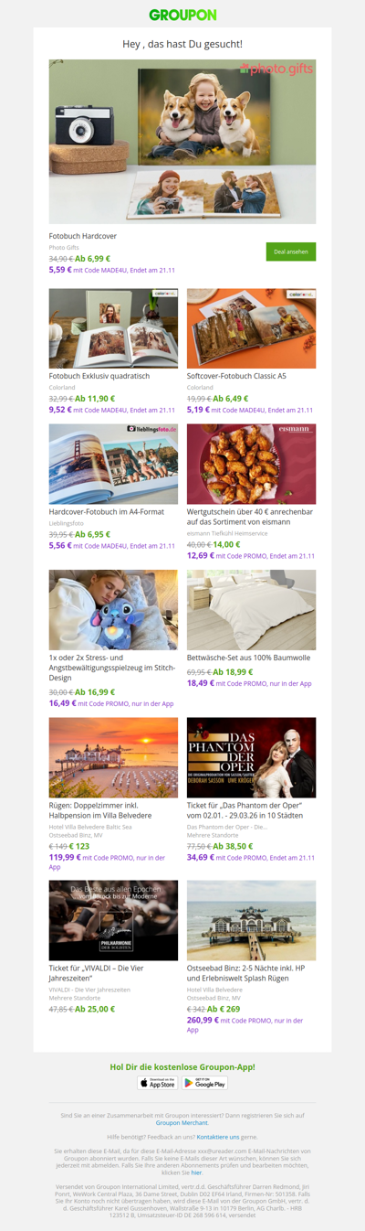 Kunden, die diesen Deal gewählt haben, haben diese Angebote gekauft