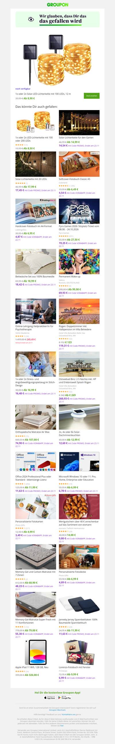 Sag ja zum Deal! Er ist noch verfügbar!