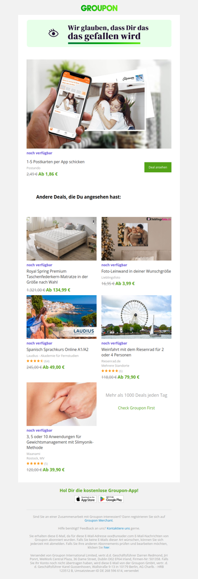 Der Deal, den du dir angesehen hast, ist noch verfügbar!