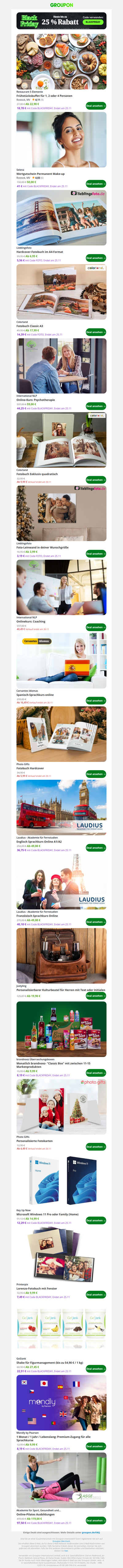 Nur bis 22h - bis zu 25% EXTRA Rabatt: Frühstücksbuffet für 1, 2 oder 4 Personen