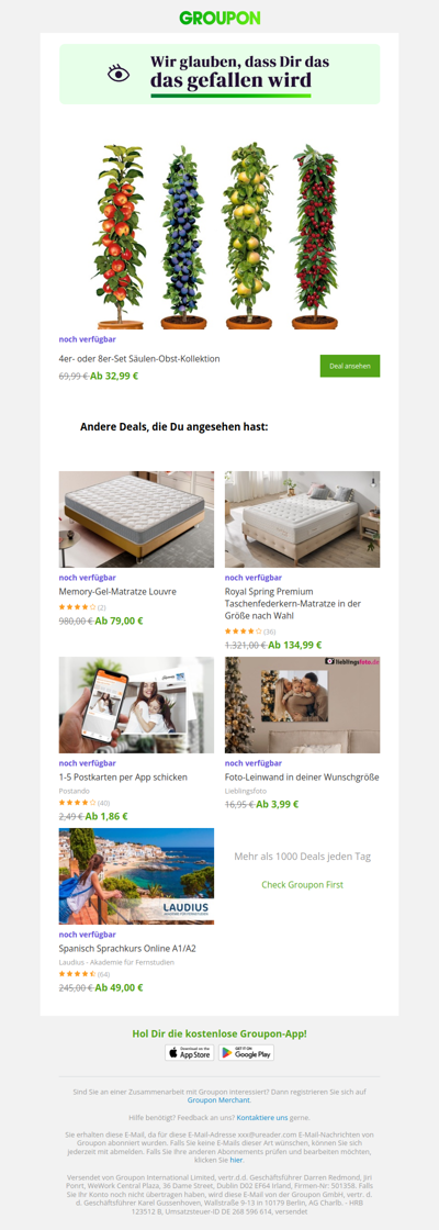 Bist du bereit? Der Deal, den du dir angesehen hast, ist noch verfügbar!