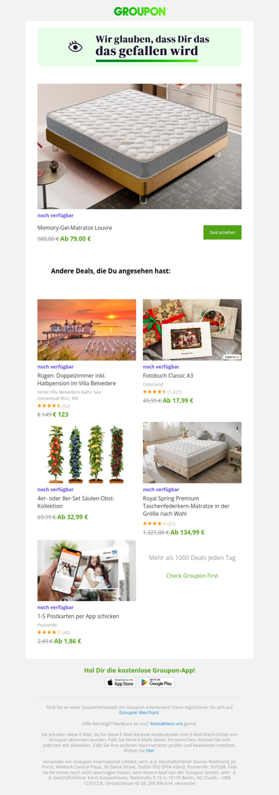 Wir sind uns ziemlich sicher, dass du diesen Deal lieben wirst!