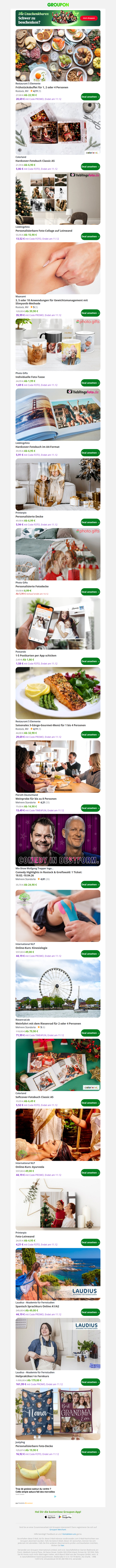 Die besten Deals zur Wochenmitte: Frühstücksbuffet für 1, 2 oder 4 Personen