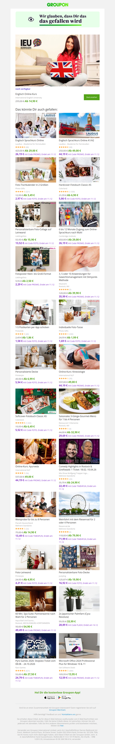 Du hast noch Zeit zu kaufen!