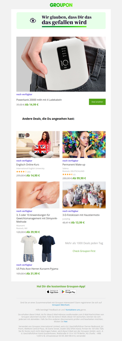 Der Deal, den du dir angesehen hast, ist noch verfügbar!