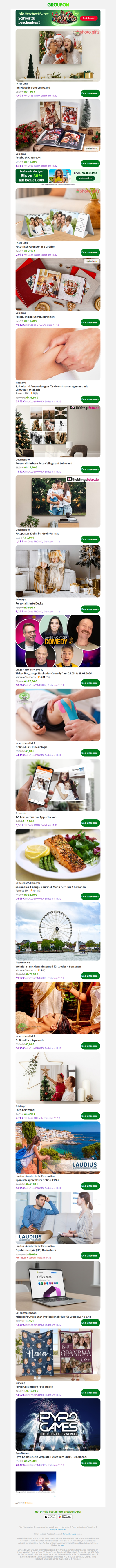 Individuelle Foto-Leinwand