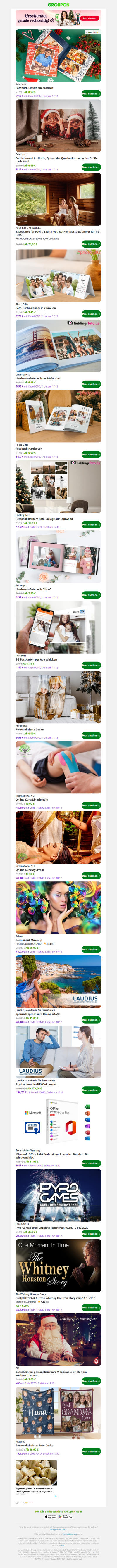 Wage einen Blick auf diese Deals👀: Fotobuch Classic quadratisch