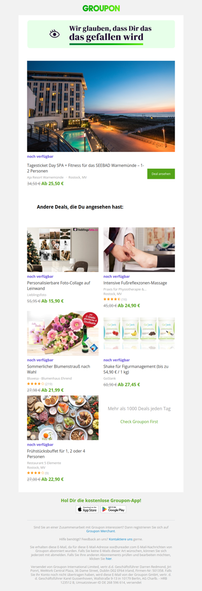 Bist du bereit? Der Deal, den du dir angesehen hast, ist noch verfügbar!