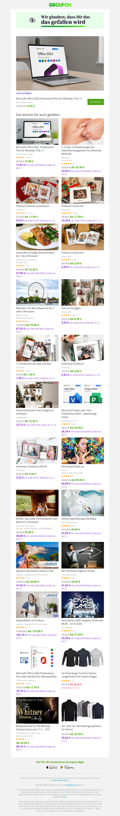 Wir sind uns ziemlich sicher, dass du diesen Deal lieben wirst!