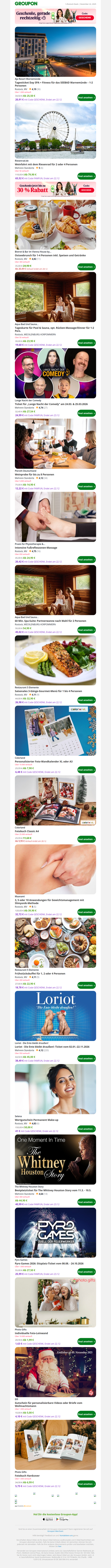 Tagesticket Day SPA + Fitness für das SEEBAD Warnemünde – 1-2 Personen