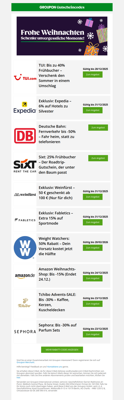 TUI -40%: Druck den Urlaub aus, leg ihn unters Bäumchen 🎄