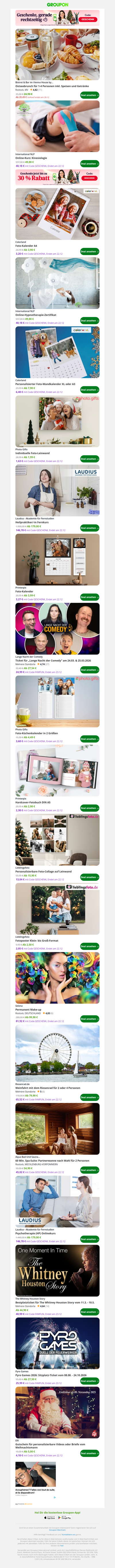 Ostseebrunch für 1-4 Personen inkl. Speisen und Getränke