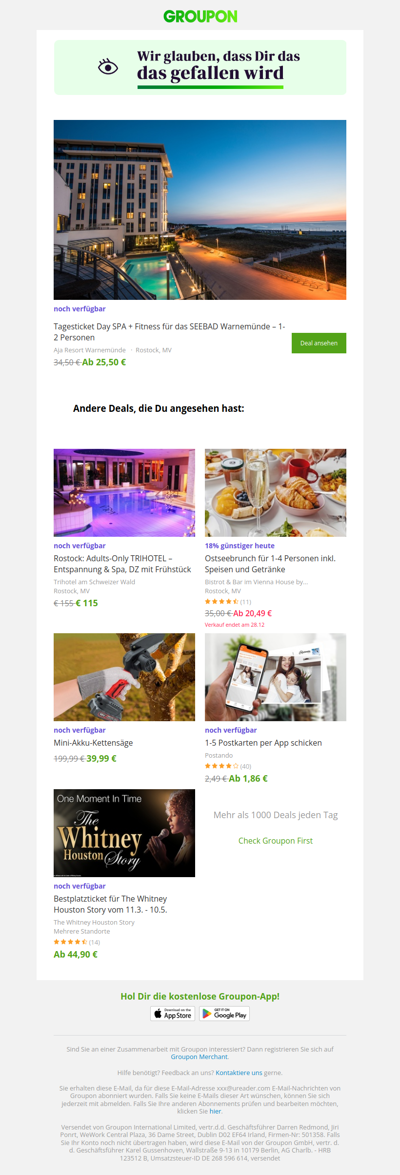 Sag ja zum Deal! Er ist noch verfügbar!