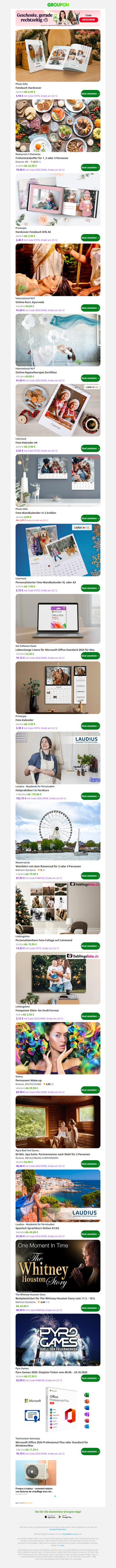 Spare groẞ dieses Weihnachten: Fotobuch Hardcover