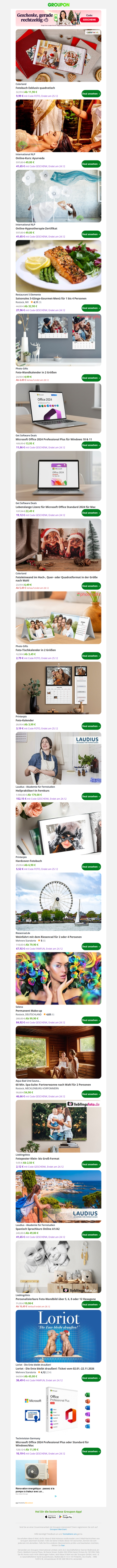 🎄Festliche Favoriten: Fotobuch Exklusiv quadratisch