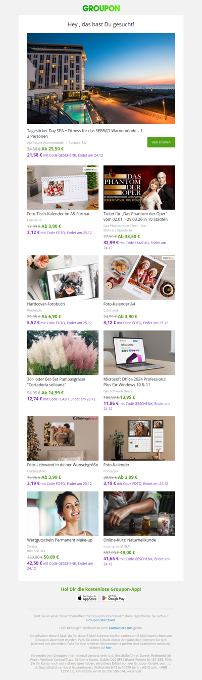 Kunden, die diesen Deal gewählt haben, haben diese Angebote gekauft