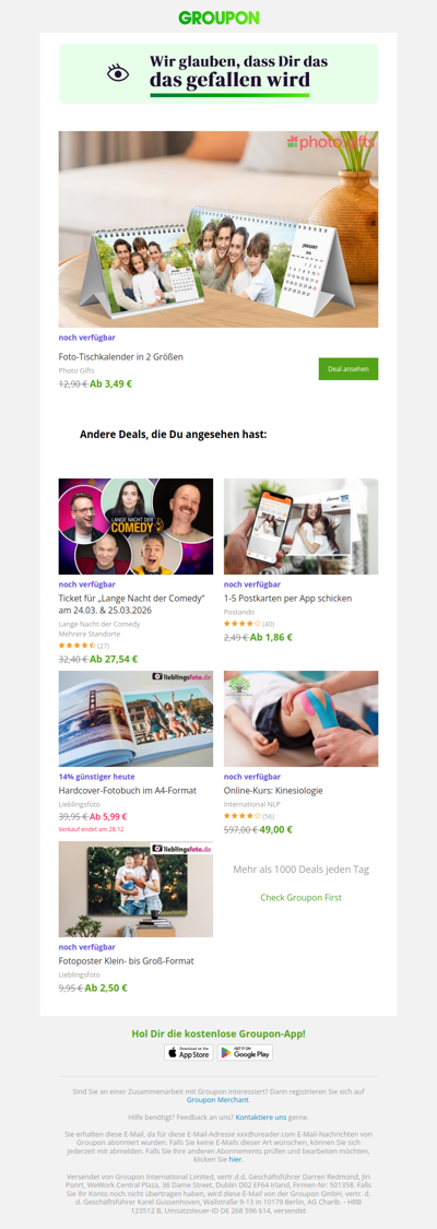 Der Deal, den du dir angesehen hast, ist noch verfügbar!