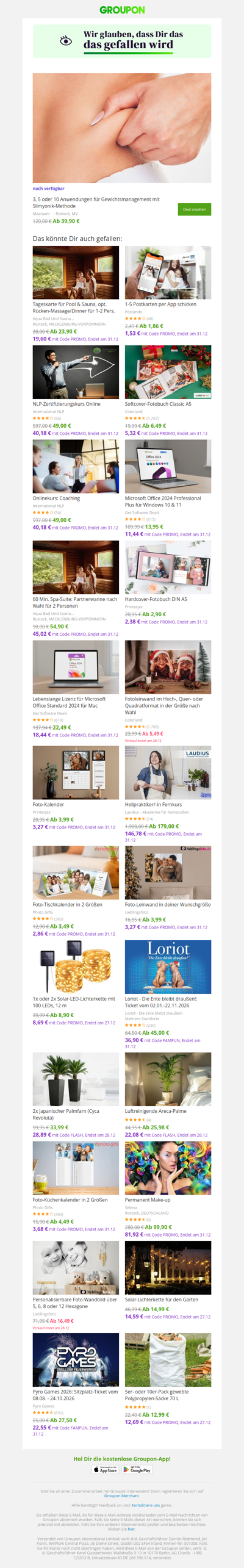 Du hast noch Zeit zu kaufen!