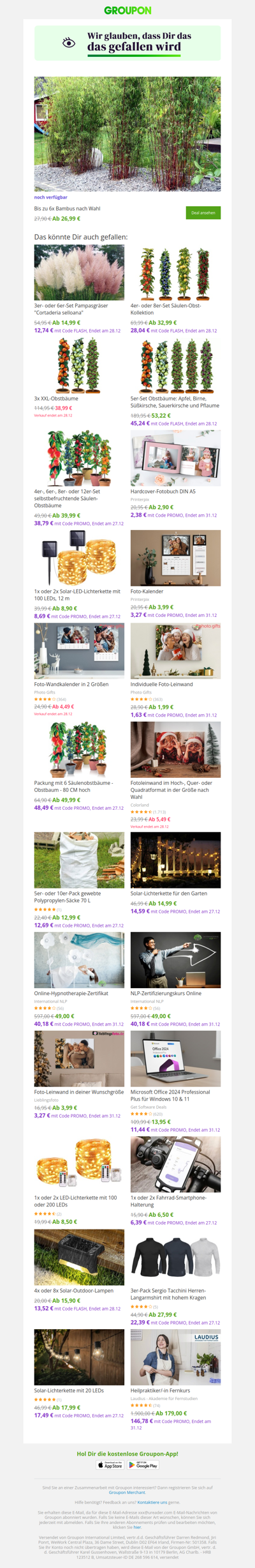 Der Deal, den du dir angesehen hast, ist noch verfügbar!