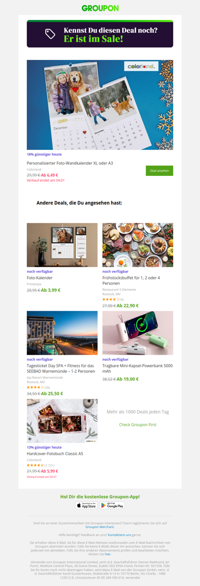 Schnell! Preissturz bei dem Deal, den du dir angeschaut hast!