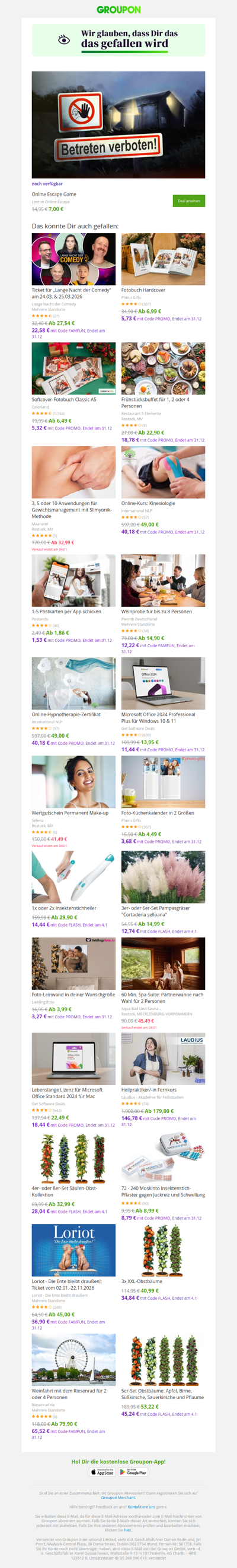 Bist du bereit? Der Deal, den du dir angesehen hast, ist noch verfügbar!