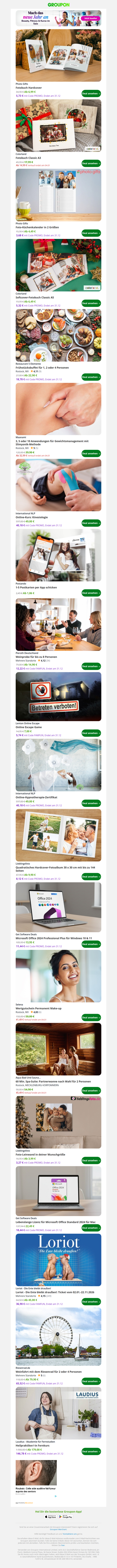 Perfekt für 2026: Fotobuch Hardcover