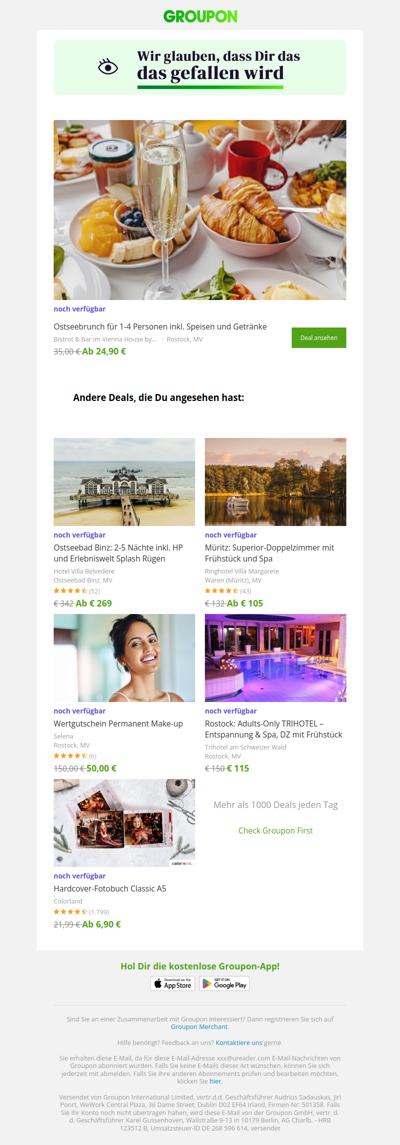 Wir sind uns ziemlich sicher, dass du diesen Deal lieben wirst!