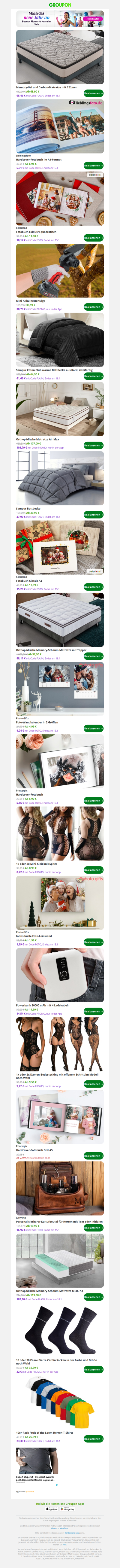 Memory-Gel und Carbon-Matratze mit 7 Zonen