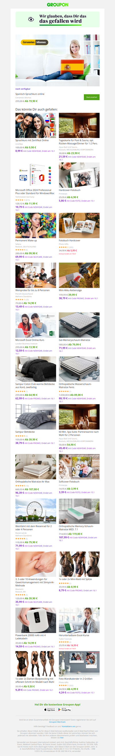 Sag ja zum Deal! Er ist noch verfügbar!