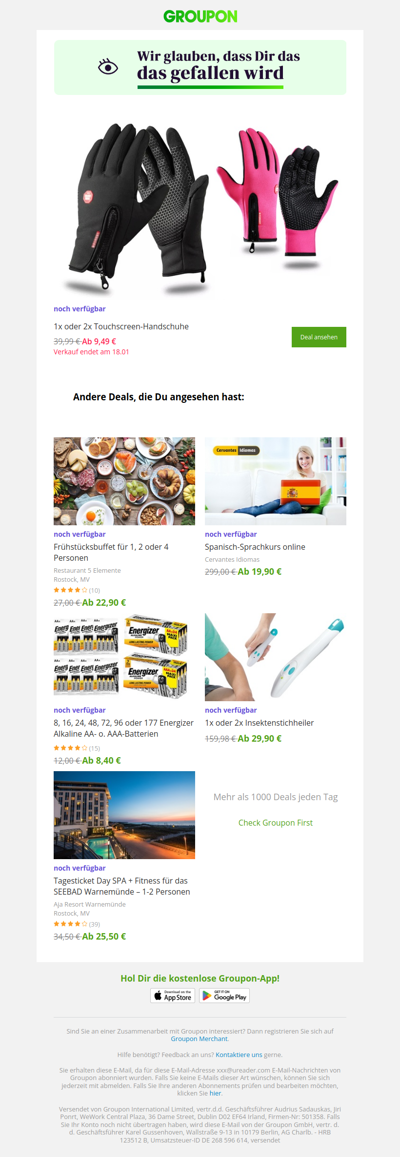 Der Deal, den du dir angesehen hast, ist noch verfügbar!