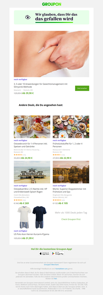 Sag ja zum Deal! Er ist noch verfügbar!