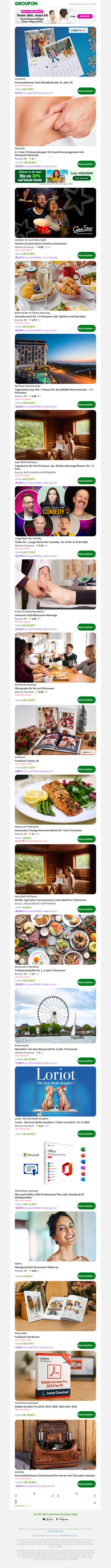Personalisierter Foto-Wandkalender XL oder A3