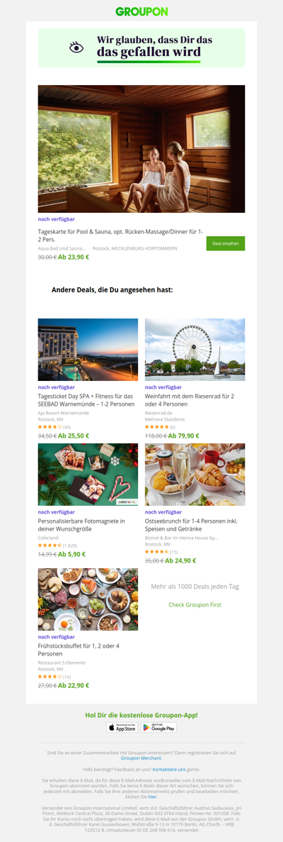 Du hast noch Zeit zu kaufen!