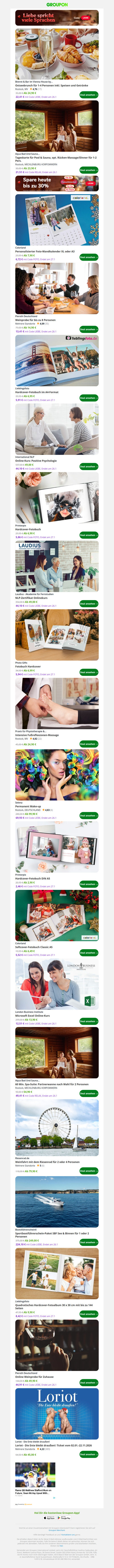 Ostseebrunch für 1-4 Personen inkl. Speisen und Getränke