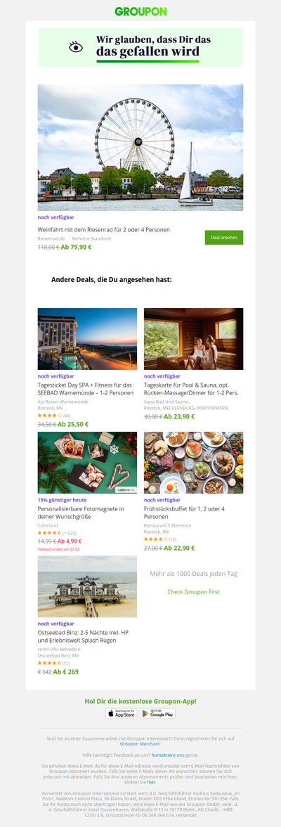 Wir sind uns ziemlich sicher, dass du diesen Deal lieben wirst!