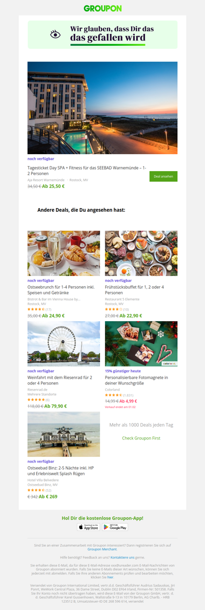 Sag ja zum Deal! Er ist noch verfügbar!