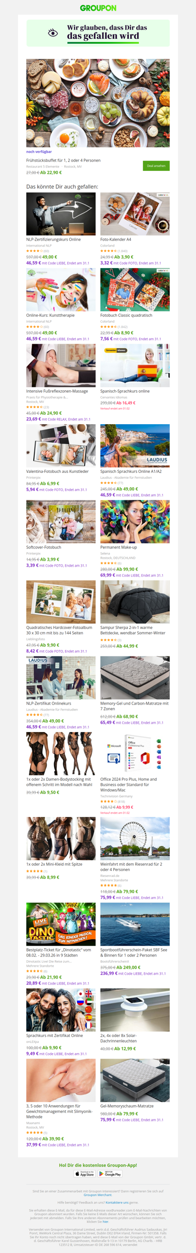 Du hast noch Zeit zu kaufen!