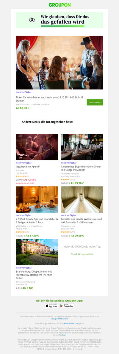 Bist du bereit? Der Deal, den du dir angesehen hast, ist noch verfügbar!