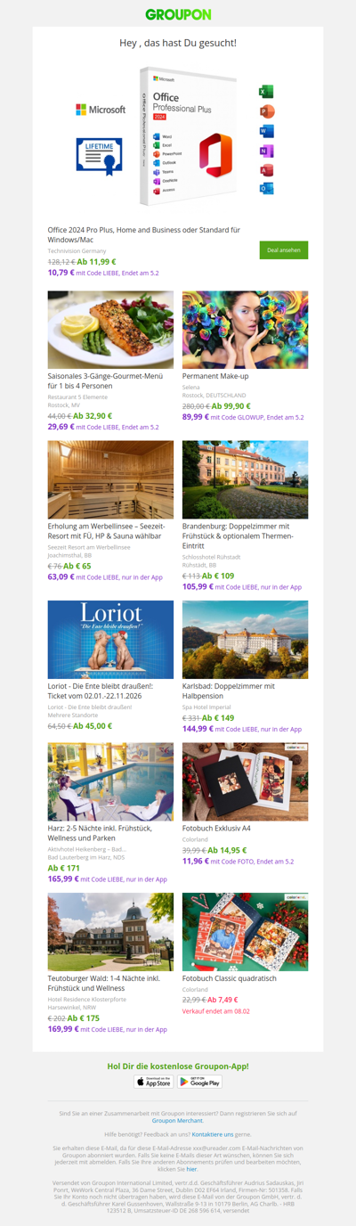 Kunden, die diesen Deal gewählt haben, haben diese Angebote gekauft